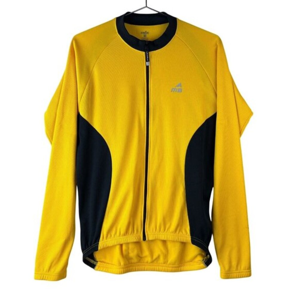 Mt Borah Cycling Jersey Jacket Mens M Full Zip Racing Training Bike Pockets USA